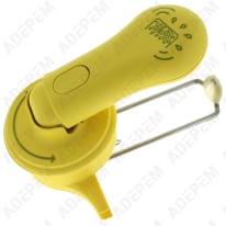 Asa de cesta amarilla