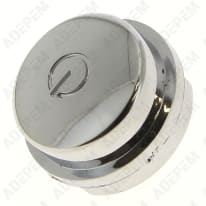 Pulsante di accensione/spegnimento cromato