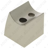 Supporto per manico dritto in acciaio inox