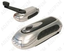 Lámpara dinamo - 3 leds - extraplana