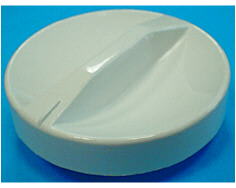 Botón blanco del termostato image