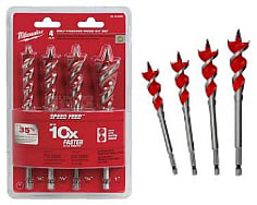 Set di 4 trapani ad avanzamento rapido image