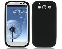 Funda silicona galaxy s3 negra image