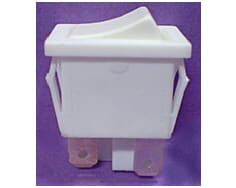 Interruptor blanco de 2 polos image