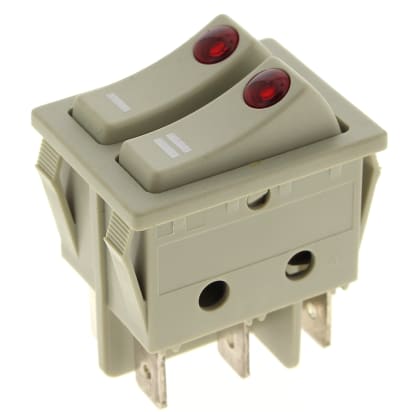 Doppio interruttore a 6 pin con spie luminose image