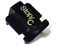 Pulsante di arresto nero image