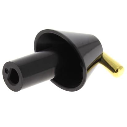 Bouton noir et doré gaz - 2