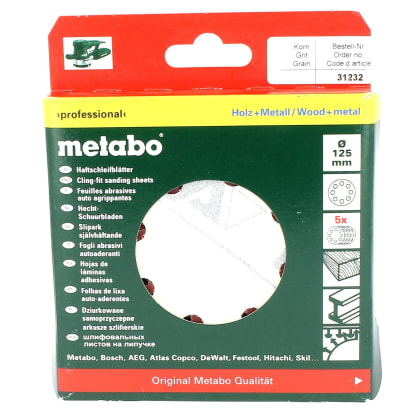 Abrasivos redondos d=125 surtidos, 6 uds. image