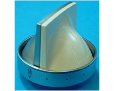 Manopola del gas grigia e bianca image