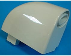 Tapa final de asa recta blanca 75X2133 image