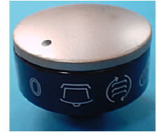 Pomo de horno negro y gris image