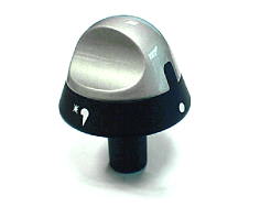 Manopola nera e grigia 6h gas image