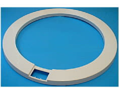 Revestimiento de portillo blanco image