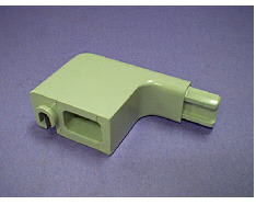 Tappo terminale con maniglia dritta grigio image