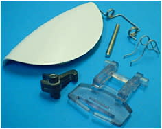 Maniglia oblò bianca image