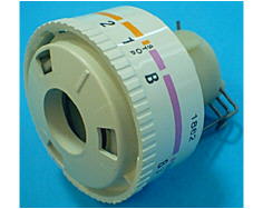 Botón blanco del temporizador 1 a 8 image