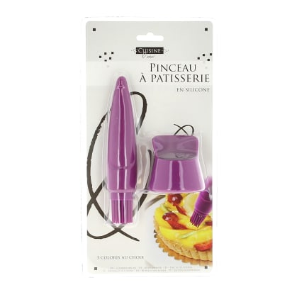 Spazzola da cucina in silicone + supporto image