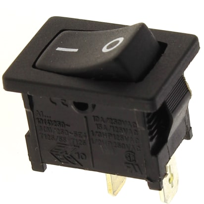 Interruptor negro de 2 polos 93709228 image