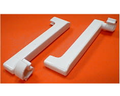 Soportes de visera, blanco image