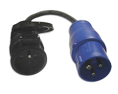 Adattatore caravan femmina 16a 2p image