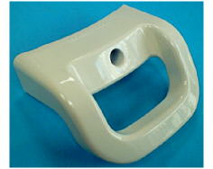 Maniglia della ciotola bianca image