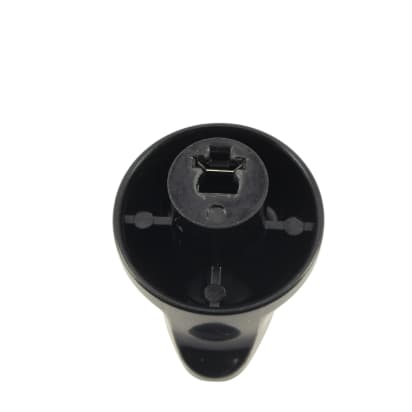 Schwarzer Knopf 12h Platte elec - 3