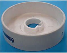 Disco de pomo de gas blanco image