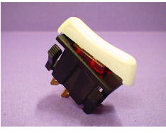 Interruptor blanco de 2 polos image