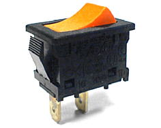 Interruttore arancione a 2 poli 93483758 image