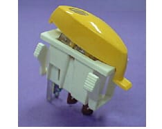 Interruttore giallo a 4 pin con spia luminosa image