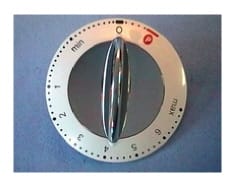 Pulsante bianco/cromo image