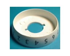 Bisel de interruptor blanco image