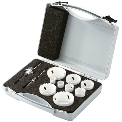 Sierra de corona hss bimetal surtido juego de 11 image