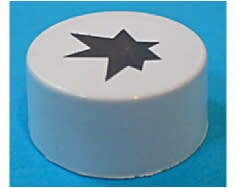 Pulsador de encendido blanco image