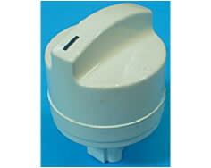 Botón blanco de giro/temperatura image