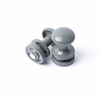 Patère x2 gris graphite, 094186 - 2