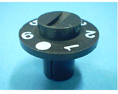 Pomo del termostato marrón image