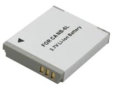Batería para canon nb-6l 3,7v 1000mah image