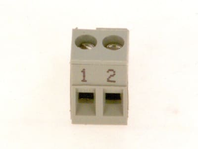 Borne de connexion 2 pôles grise 7747026992 image