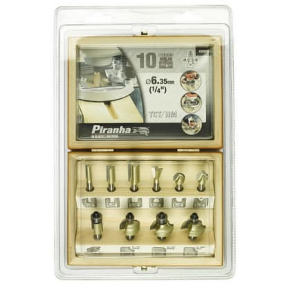 Juego de 10 fresas 6.35mm image