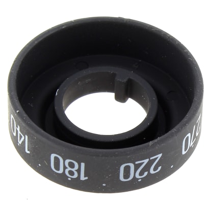 Cuello negro del mando del termostato image