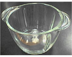 Recipiente de cristal para picar image