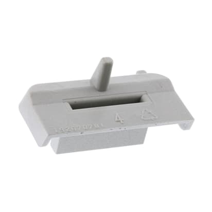 Pulsante di accensione/spegnimento rettangolare argento 1926707017 - 2