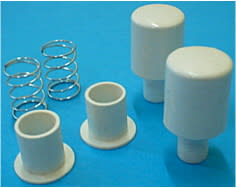 Botón temporizador blanco, juego de 2 image