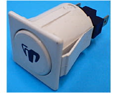 Interruptor blanco de 2 polos image