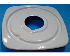 Piatto ausiliario bianco image