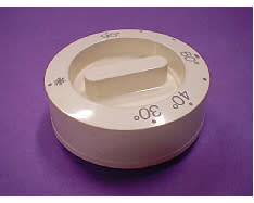 Botón blanco del termostato image