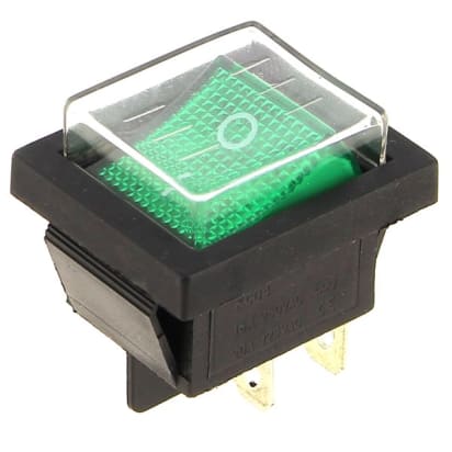 Interruttore verde protetto a 4 pin image