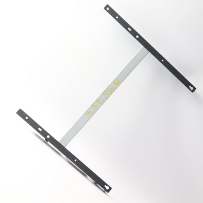 Staffa a parete nera 2100 1250w h + w, 098783 image