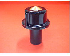 Botón negro y dorado image